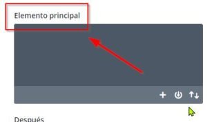 css elemento principal