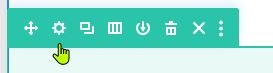 editar una fila en el tema divi de wordpress